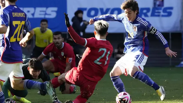 Foto: Jepang Bantai Thailand 5-0, Gimana Nasib Timnas Indonesia Nanti di Piala Asia