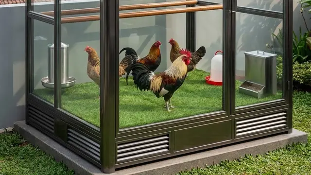 Desain Kandang Ayam Tanpa Terlihat Kumuh