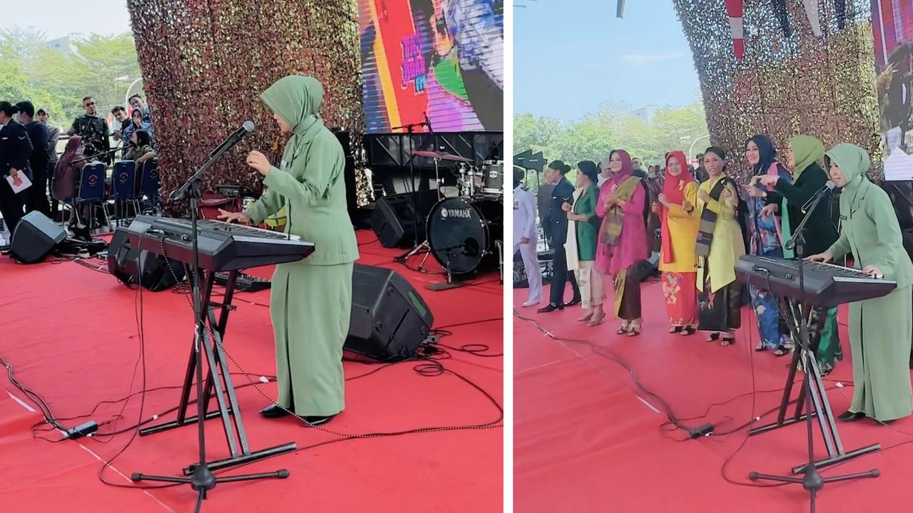 Mengenal Sosok Arindi Putry, Persit yang Jadi Sorotan Usai Main Organ Piano Remix di HUT ke-79 TNI