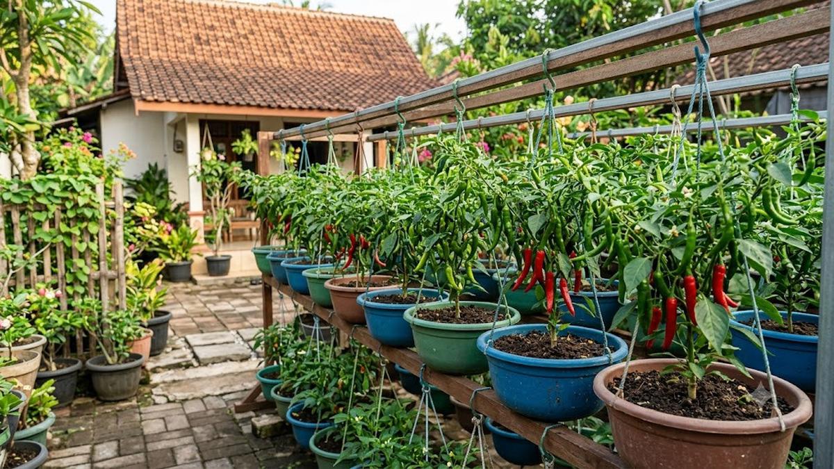 8 Ide Menanam Cabai di Baskom untuk IRT agar Tidak Sering Beli Cabai