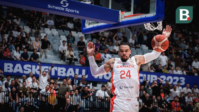 Foto: Indonesia Arena Bergemuruh! Laga Kanada Vs Prancis di Piala Dunia FIBA 2023 Berlangsung Sengit