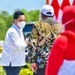 Menteri BUMN Erick Thohir hadir mendampingi Presiden Joko Widodo (Jokowi) dalam peresmian Jalan Tol Trans Sumatera (JTTS) ruas Sigli-Banda Aceh seksi 4 (Indrapuri–Blang Bintang). (Dok BUMN)