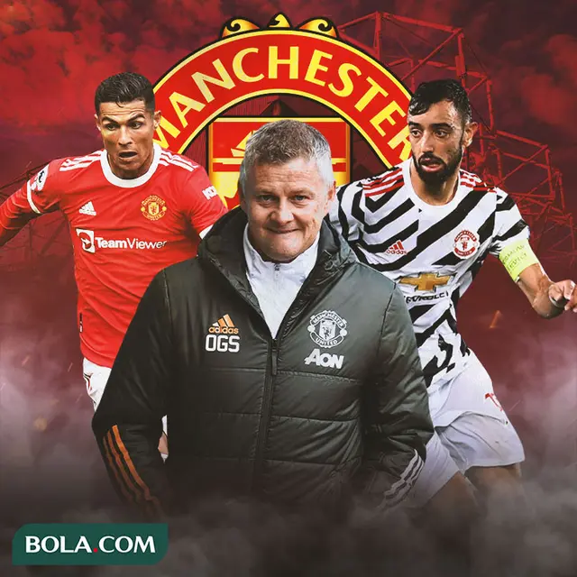 Manchester United - Cristiano Ronaldo, Ole Gunnar Solskjaer, Bruno Fernandes