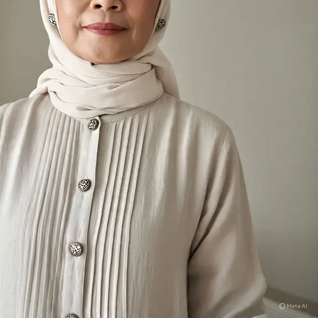 Gamis Full Button Down