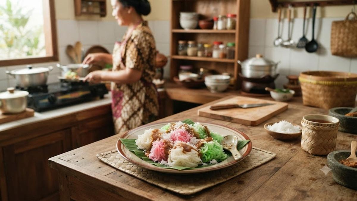 Cara Membuat Kue Putu Mayang Tanpa Cetakan, Resep Praktis dan Lezat