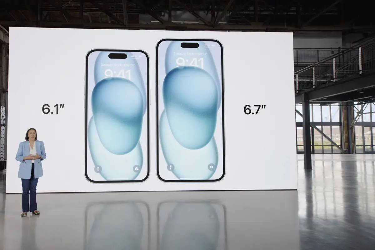 iPhone 15 dan iPhone 15 Plus. Credit: Apple