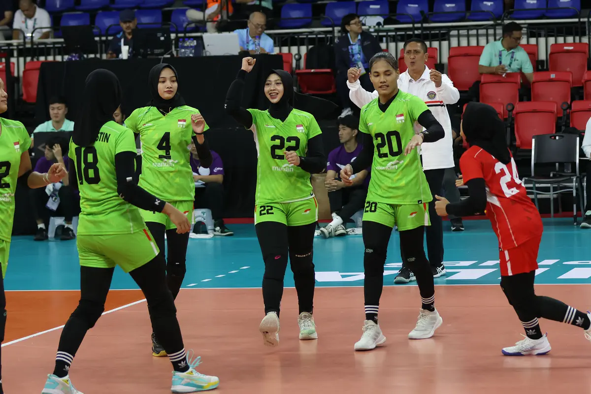 Timnas Voli Putri Indonesia vs Singapura: AVC Challenge Cup 2024