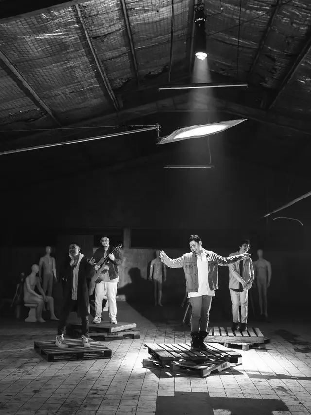 Suasana syuting video klip "Si Lemah." (Foto: Koleksi RAN For Your Life)