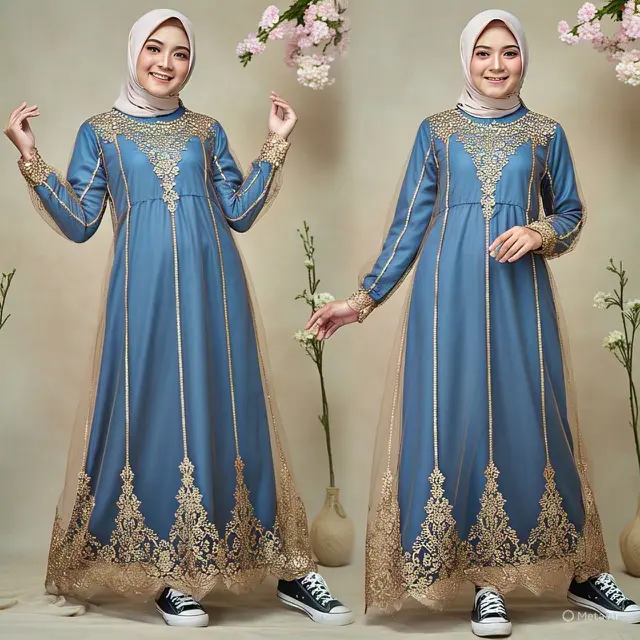 Model Gamis untuk Wanita Usia 20-an/Meta AI