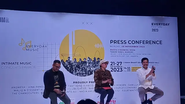 Tiara Andini hingga Gigi siap ramaikan Eveyday Festival yang digelar di TIM pada libur akhir tahun