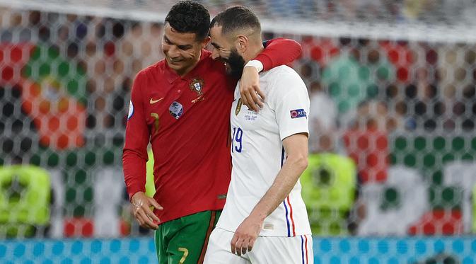 Euro 2020 Karim Benzema Ungkap Obrolan Dengan Cristiano Ronaldo Usai Portugal Vs Prancis Piala Eropa Bola Com