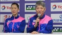 Pelatih kepala timnas Korea, Kang Kyung Jin, menyakini anak asuhnya bakal tampil impresif pada Piala Sudirman 2017 meski tak diperkuat sejumlah bintang. (BWF Badminton)