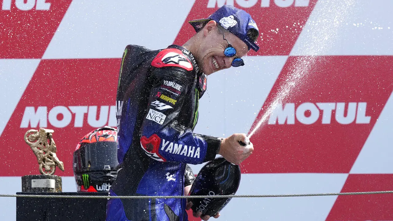 Foto MotoGP: Tampil Mengesankan, Fabio Quartararo Juara MotoGP Belanda 2021