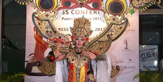 Putri Indonesia 2015 yang akan bersaing dengan finalis dari belahan dunia untuk ajang Miss Universe 2015 tanggal 20 Desember 2015 di Planet Hollywood Las Vegas Resort & Casino, Amerika Serikat. (Galih W. Satria/Bintang.com)