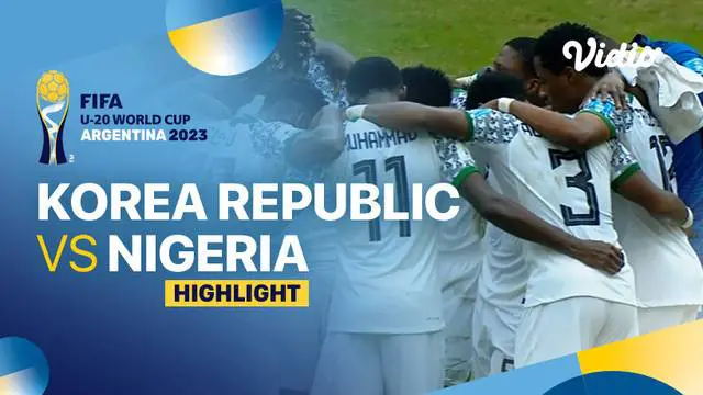 Berita video highlights laga perempat final Piala Dunia U-20 2023 antara Korea Selatan melawan Nigeria yang berakhir dengan skor 1-0, Senin (5/6/2023) dini hari WIB.