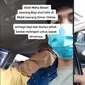 Bayi lahir di mobil taksi online. (TikTok/@bapaktambun)