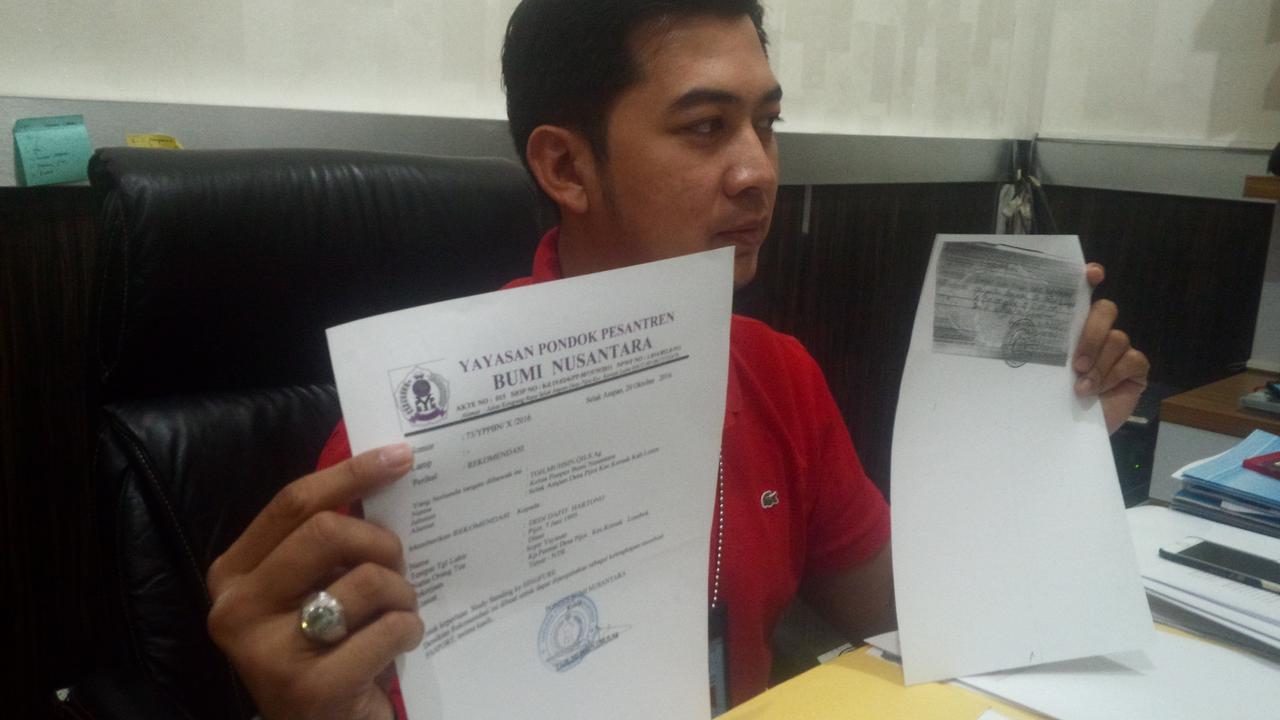 Bukti Dugaan penyelundupan calon TKI ke Jepang