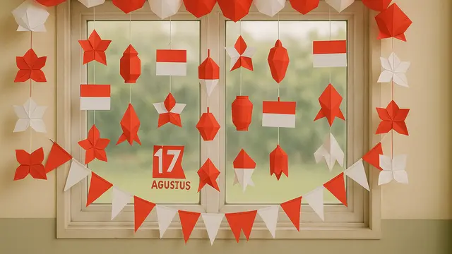 Dekorasi Kelas 17 Agustus yang Unik dan Mudah