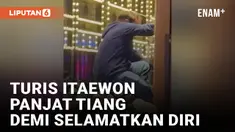 Tragedi Halloween Itaewon, Turis Panjat Tiang Demi Selamatkan Diri