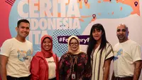 Remaja bisa tampil percaya diri dengan mengajarkan indahnya keberagaman budaya Indonesia (Liputan6/pool/Vinsensia Dianawanti)