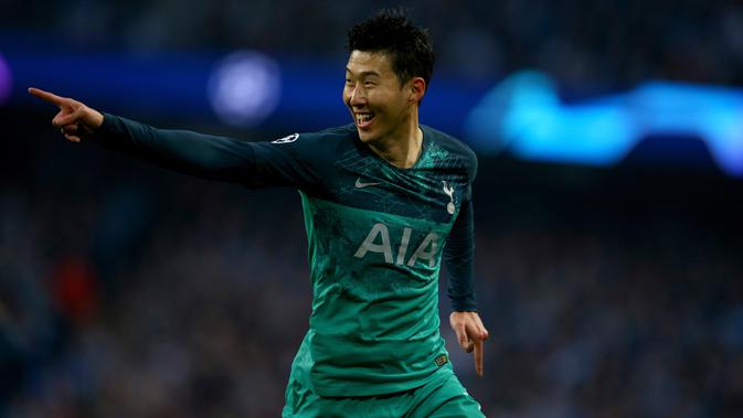 Winger Tottenham Hotspur, Son Heung-min (AP/Dave Thompson)