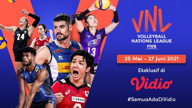 Streaming Volleyball Nations League Eksklusif di Vidio