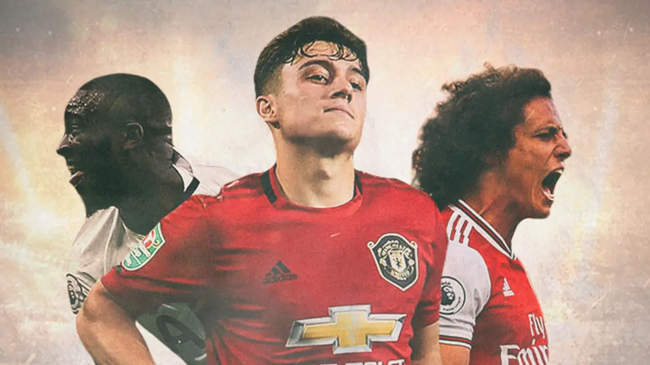 Ilustrasi Pemain - Tanguy Ndombele, Daniel James, David Luiz