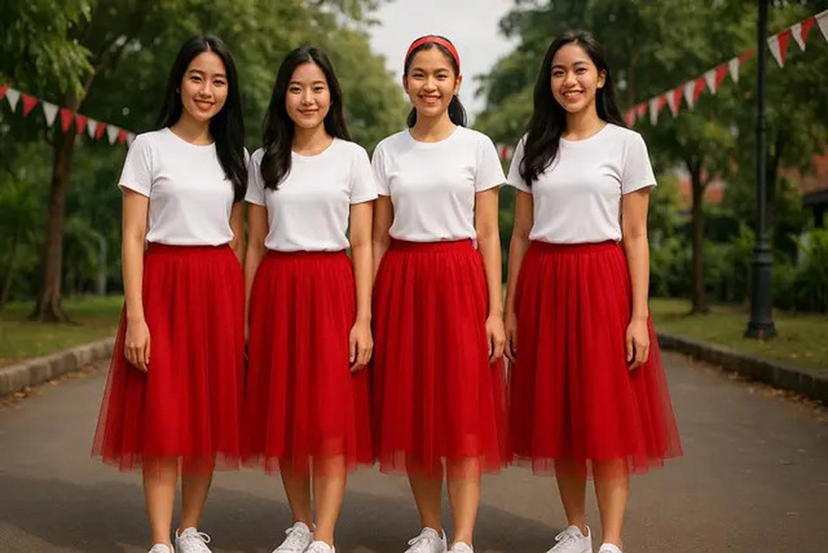 17 Model OOTD Merah Putih, Tampil Stylish dan Patriotik untuk Segala Acara