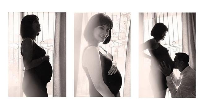 Jelang Melahirkan, Ini 6 Potret Maternity Shoot Vanessa Angel Bernuansa Hitam Putih