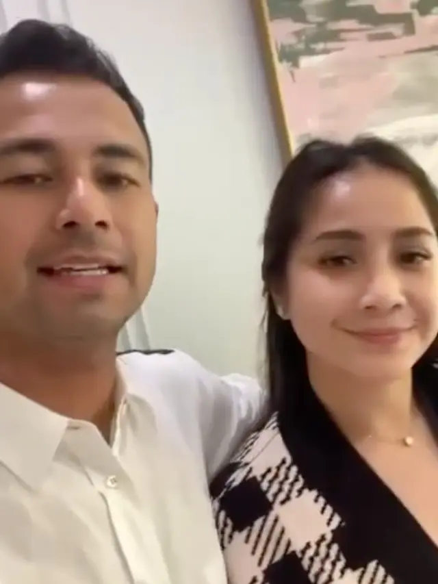Tangkapan layar video Raffi Ahmad dan Nagita Slavina menyemangati Indra Bekti beserta Aldila Jelita. (Foto: Dok. Instagram @indybarends)