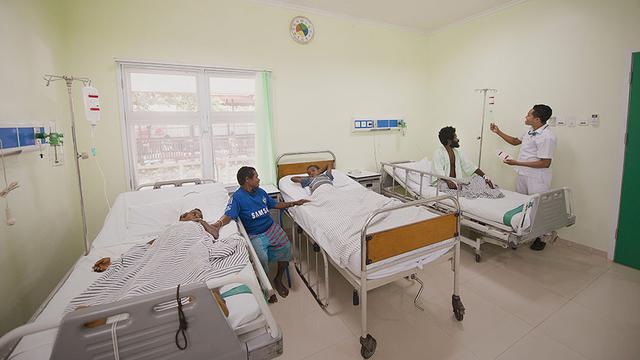 Fasilitas kesehatan yang dikelola oleh kemitraan Freeport.