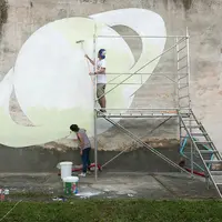 Wow! 3 mural ini bisa berubah rupa kalau malam. Kamu bakal kagum melihatnya. (Via: boredpanda.com)