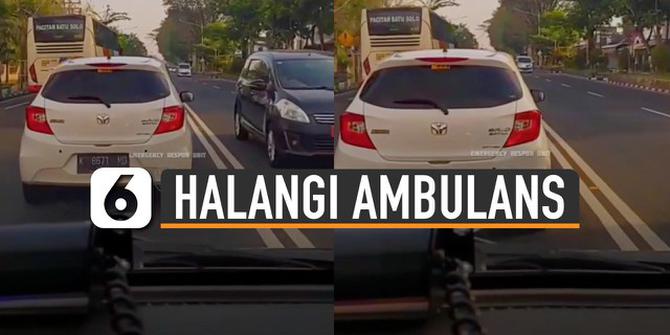 VIDEO: Lagi, Mobil Tak Beri Jalan untuk Ambulans Pengangkut Pasien Kanker