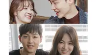 Ahn Jae Hyun - Goo Hye Sun dan Song Joong Ki - Song Hye Kyo (Sumber Foto: Soompi)