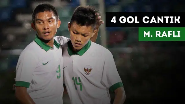 Berita video 4 gol indah yang dicetak striker tajam Timnas Indonesia U-19, Muhammad Rafli pada ajang Piala AFF U-18.