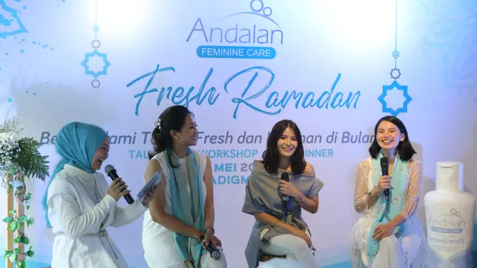 Agar Miss V Tetap Segar dan Aktivitas Nyaman di Bulan Suci Bersama Andalan