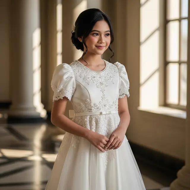 Model Baju Bridesmaid Anak Perempuan Paling Trendi (Image by Gemini AI)