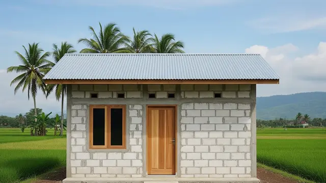 9 Model Rumah 1 Lantai Biaya Rp30 Juta di Desa, Strategi Hemat dan Desain Simple