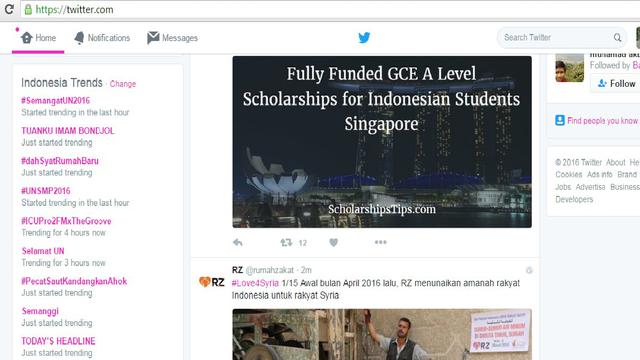 twitter banjir ucapan semangat un