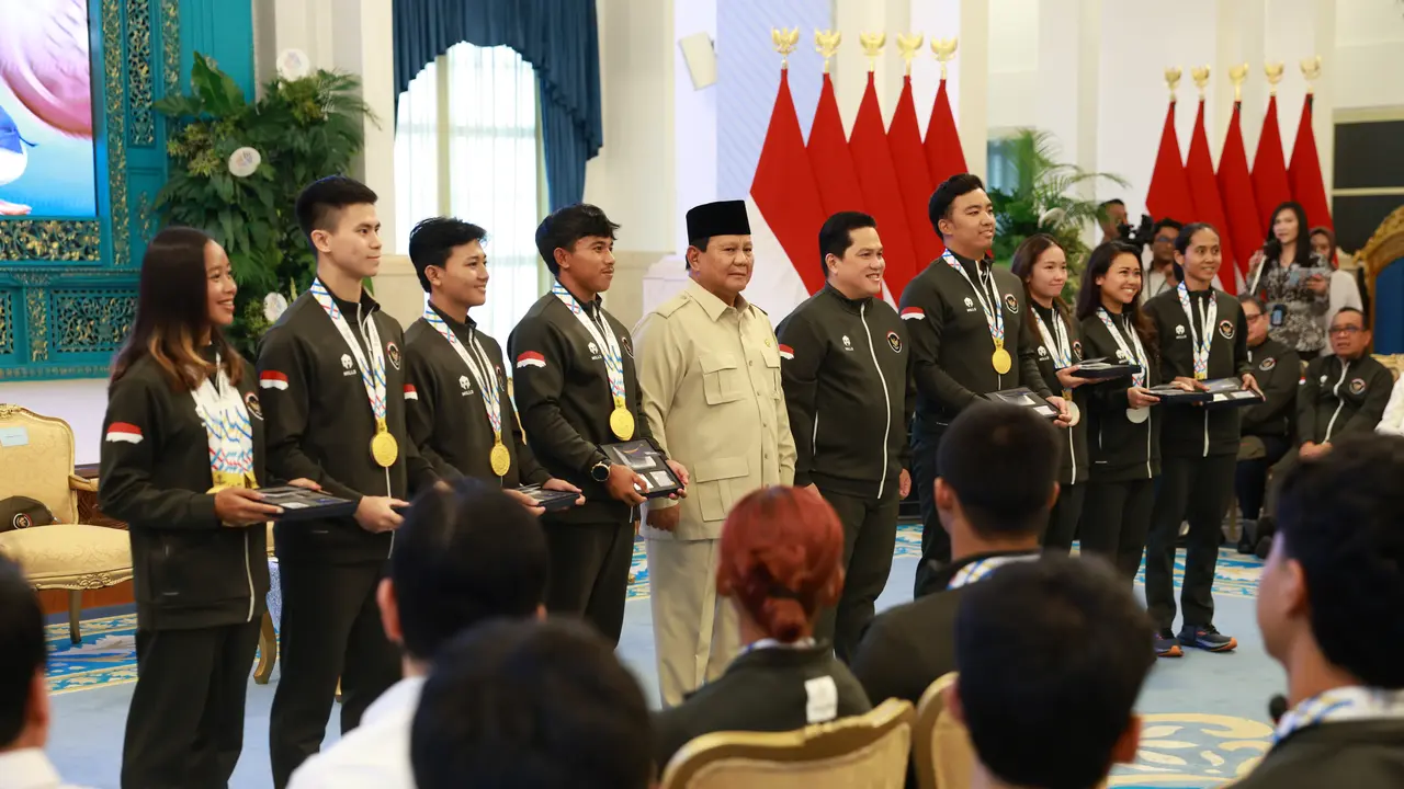 Prabowo Beri Bonus untuk Atlet Peraih Medali di SEA Games Thailand (Foto: Biro Pers)