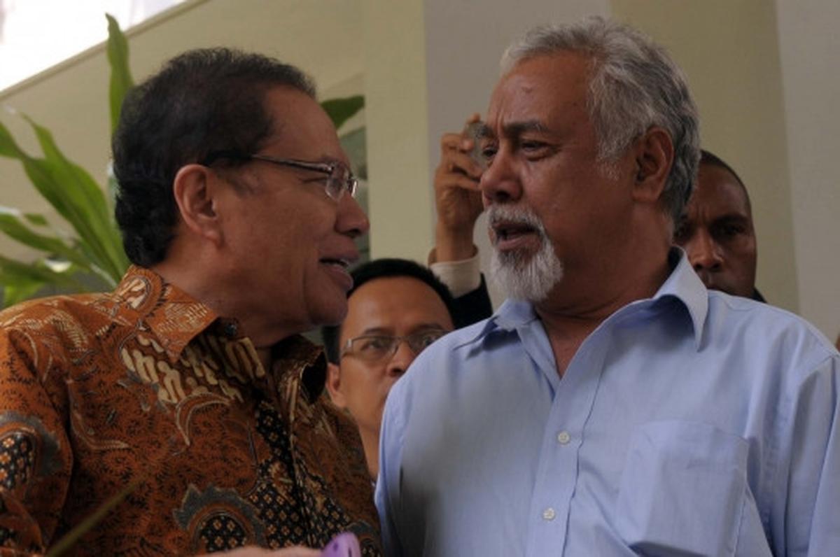 Keakraban Menteri Rizal Ramli sambut kunjungan Xanana Gusmao