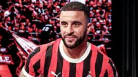 AC Milan resmi mendapatkan tanda tangan Kyle Walker dari Manchester City dengan status pinjaman, Sabtu (25/2/2025) dan opsi pembelian pada akhir musim ini. (dok AC Milan)