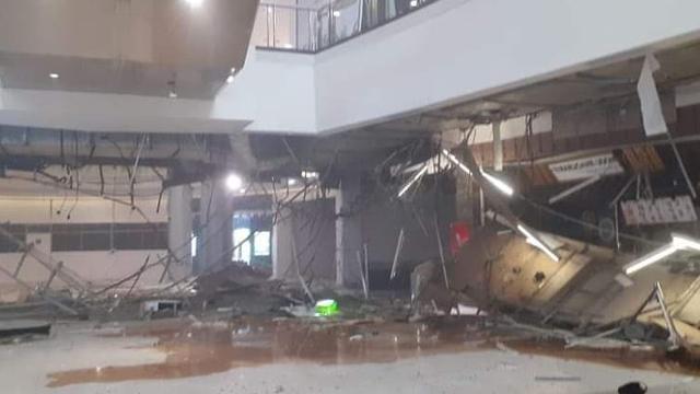 Penampakan gedung Margo City Depok usai ledakan