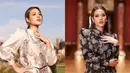 <p>Baju Lebaran identik dengan kaftan dan gamis. Namun Raisa buktikan tampil elegan di hari Lebaran bisa dengan dress hingga blouse [@raisa6690]</p>