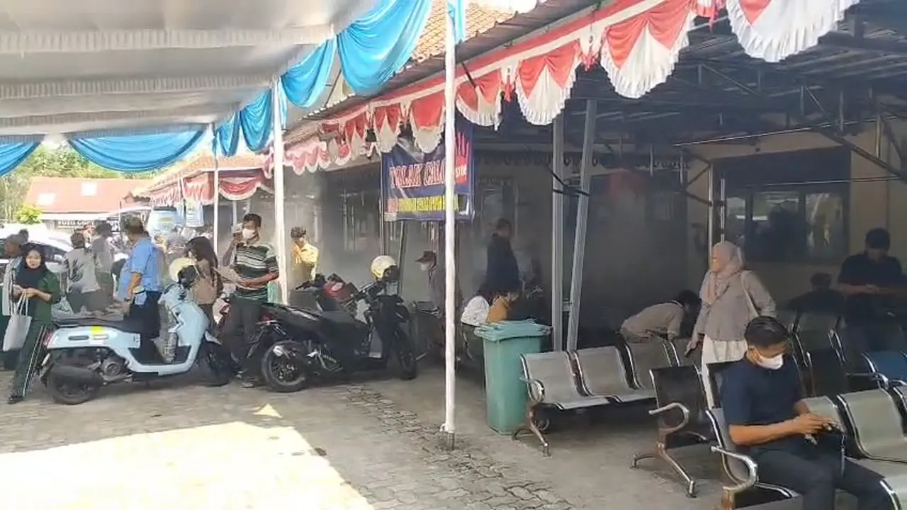 Kebakaran di kantor Samsat Kalianda