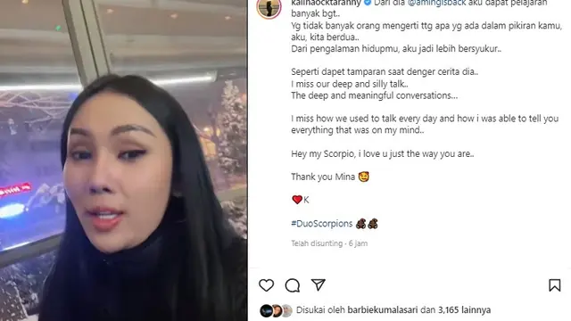 Aming - Kalina Oktarani (Foto: Instagram/@kalinaocktaranny)