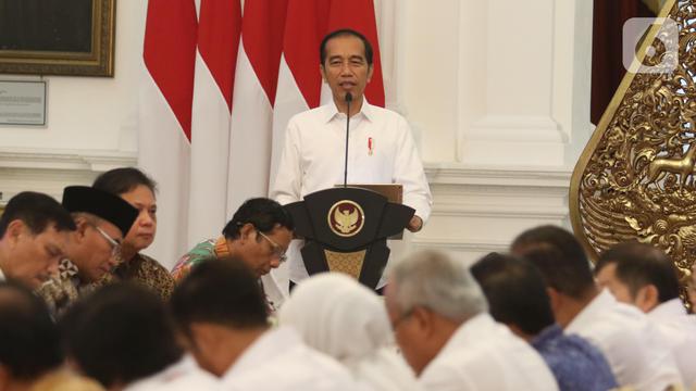 Presiden Jokowi Pimpin Rapat Perdana Kabinet Indonesia Maju