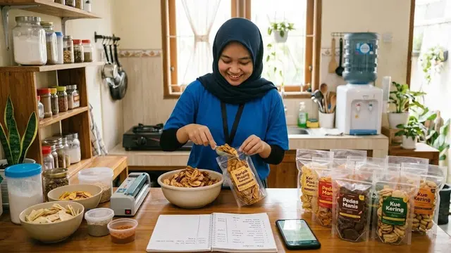 Bisnis Makanan Ringan atau Minuman (Pre-order)/AI Generated