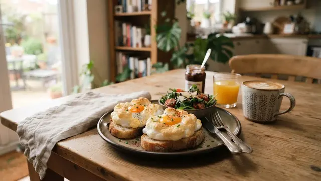 Resep Telur Cloud Toast ala Brunch Cafe, Sajian Sarapan Menggugah Selera