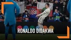 Cristiano Ronaldo tersangkut kasus keasusilaan. Selebrasinya di Liga Champions membuatnya didakwa UEFA.